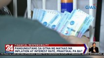 Pangungutang sa gitna ng mataas na inflation at interest rate, praktikal pa ba? | 24 Oras Weekend