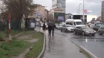 İstanbul Anadolu Yakası'nda sağanak etkili oluyor