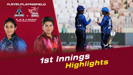 1st Innings Highlights | Amazons vs Superwomen | Match 3 | Women's League Exhibition | PCB | MI2T