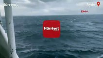 Didim'de göçmenleri taşıyan bot battı