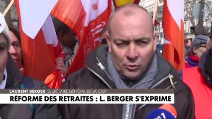 Laurent Berger : «J’implore d’une certaine manière, je demande à ceux qui dirigent ce pays, de sortir de cette forme de déni du mouvement social»