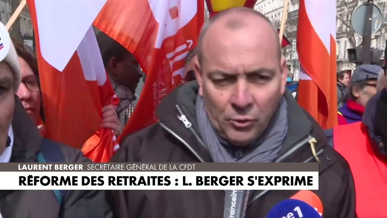 Laurent Berger : «J’implore d’une certaine manière, je demande à ceux qui dirigent ce pays, de sortir de cette forme de déni du mouvement social»