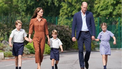 VOICI - Kate Middleton : ce "code secret" instauré avec ses enfants pour qu'ils se calment lors d'événements publics
