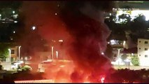 Incêndio em garagem destrói cinco ônibus em Mariana