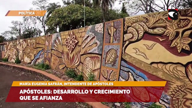 María Eugenia Safrán, intendente de Apóstoles