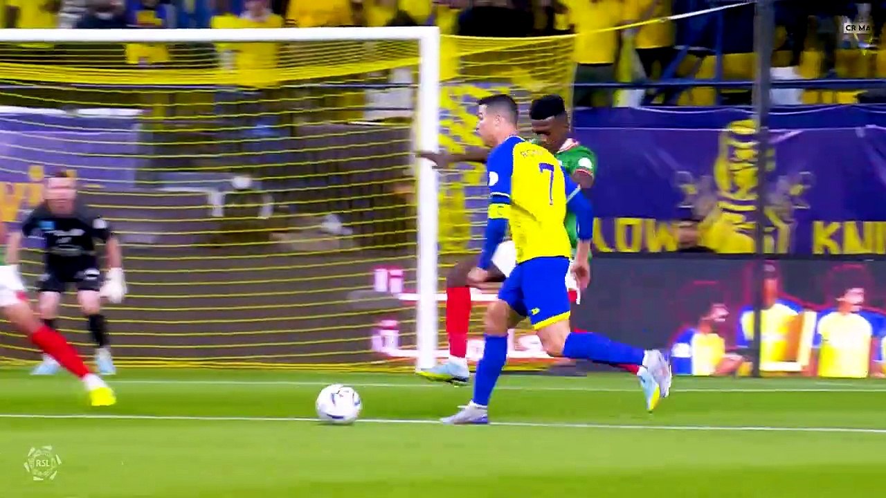 مهارات واهداف كريستيانو رونالدو مع النصر