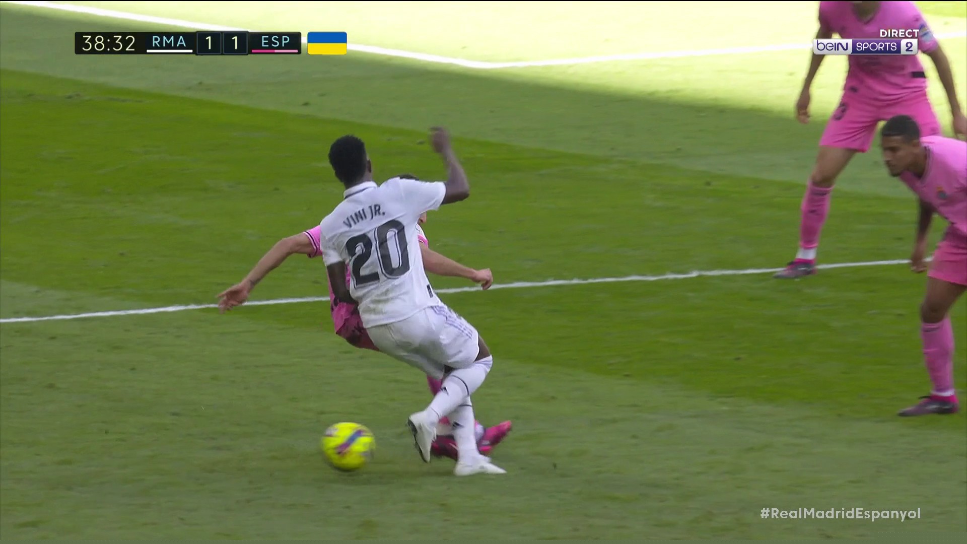 La Liga : Le superbe dribble de Vinicius Jr