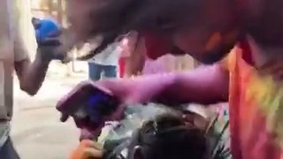 A Japanese Woman Harassed During Holi Celebrations in India