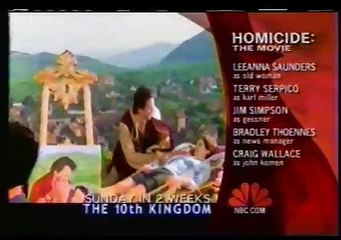 Homicide: The Movie NBC Split Screen Credits