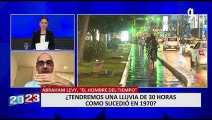 Abraham Levy: "En los distritos alejados del mar se va a producir precipitación"