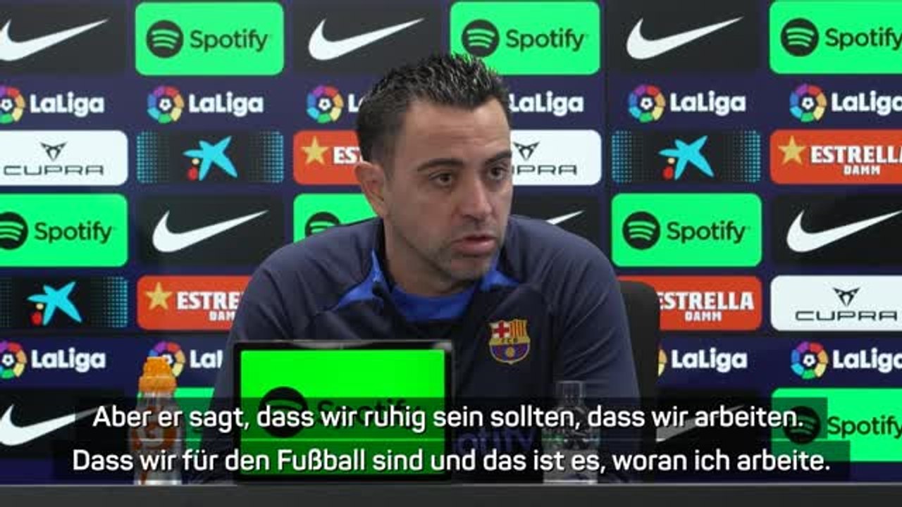 Xavi zu Negreira-Vorwürfe: 'Frage für Präsident'