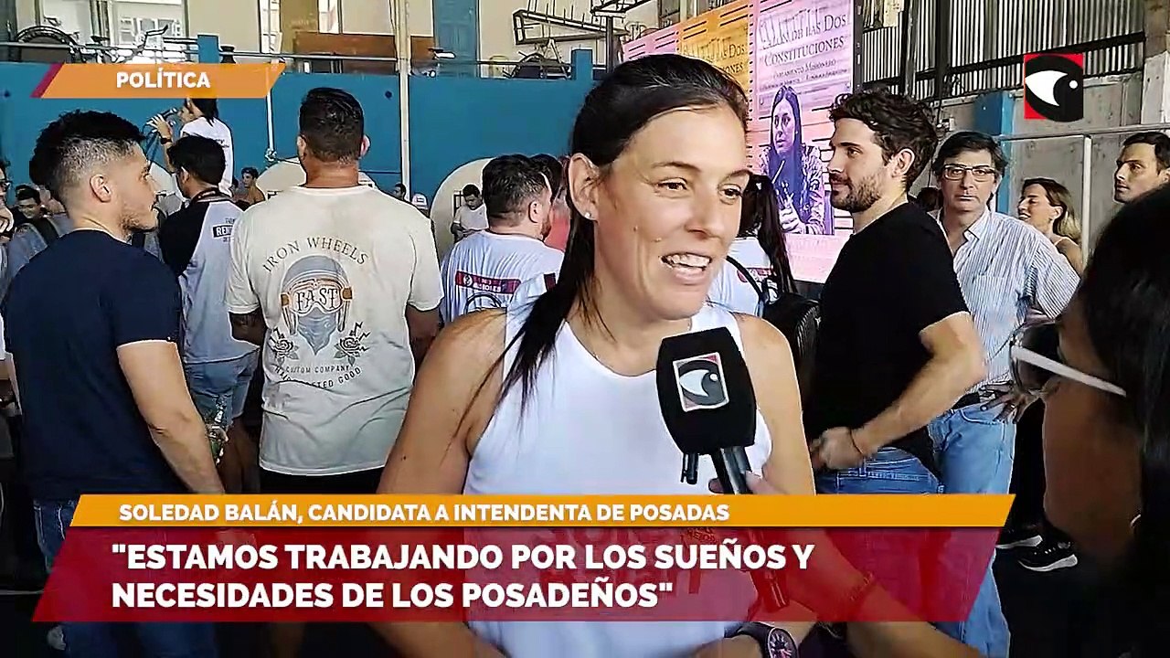 Sole Balán: "Estamos trabajando por los sueños y necesidades de los posadeños"
