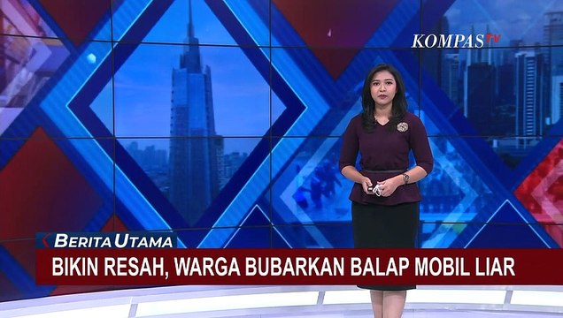 Gunakan Batu dan Kayu, Warga Tanjung Duren Bubarkan Aksi Balap Mobil Liar!