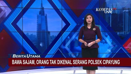 Bawa Senjata Tajam, Orang Tak Dikenal Rusak Kaca dan Ancam Petugas Polsek Cipayung!