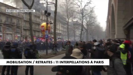 La tension s’accentue dans les rues de Paris pour cette 7e journée de mobilisation