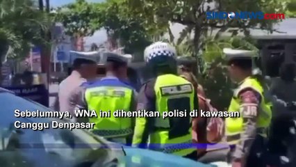 Terjaring Razia, WNA Perempuan Ngamuk di Bali