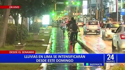 Lluvias en Lima se intensificarán, según Senamhi: capital soportará hasta 5 litros de agua por m²