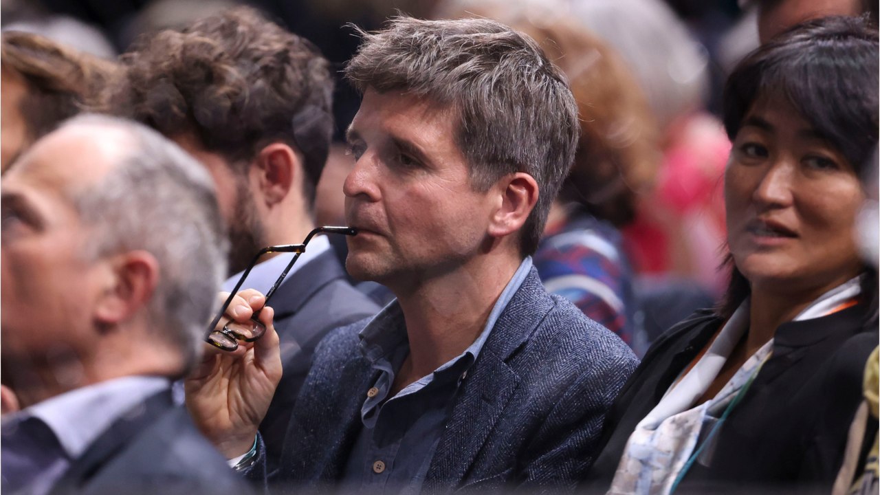 Voici - Thomas Sotto à la présentation de Télém...