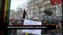teleSUR Noticias 11:30 11-03: Francia: Protestan contra reforma jubilatoria