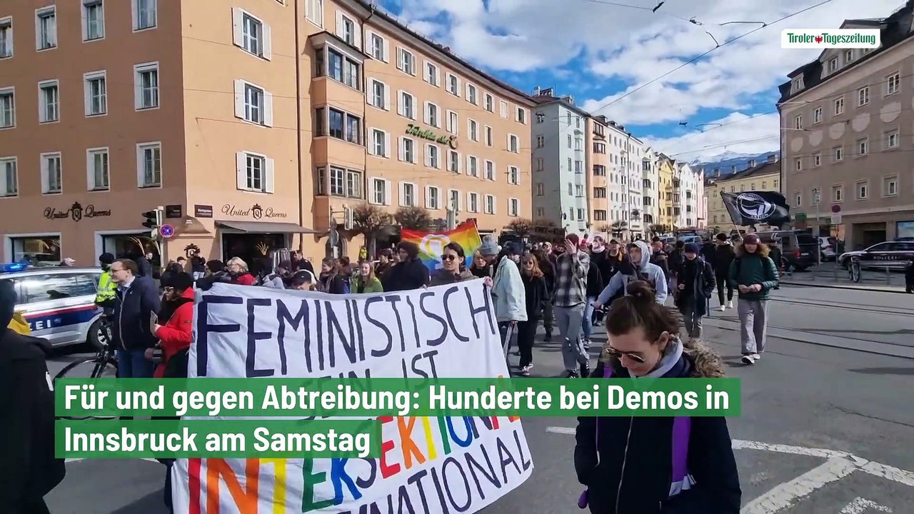 Demonstration in Innsbruck