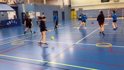 Petite séance de motricité générale, en début d'entrainement.