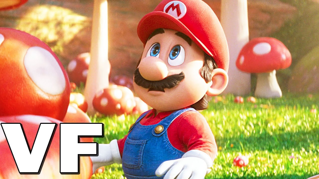 Super Mario Bros Film - Kit Van De Mario Avec Figurine - Déco Chambre - Cadeau Fan Nintendo - Dès 3 Ans