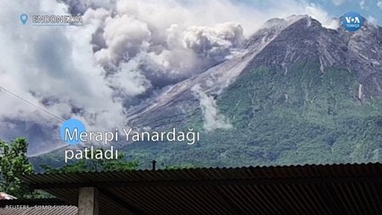 Merapi Yanardağı Patladı