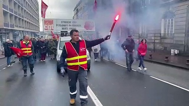 8 000 personnes ont défilé à Limoges contre la réforme des retraites.