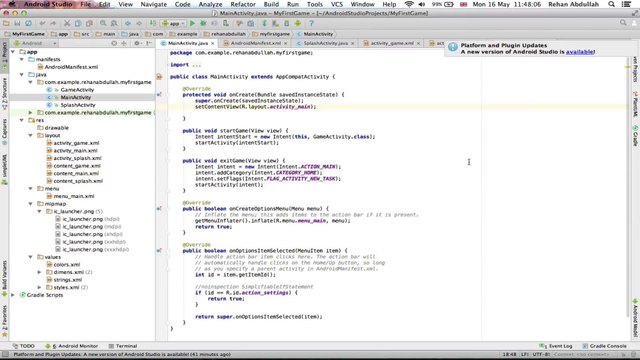ANDROID STUDIO: Games Development || Tutorial 5 - Inserting a Background
