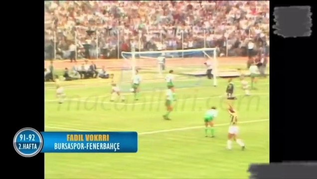 Bursaspor 1-2 Fenerbahçe 08.09.1991 - 1991-1992 Turkish 1st League Matchday 2 (Fenerbahçe's Goals) (Ver. 3)