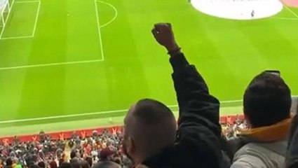 Fenerbahçe ve Beşiktaş'ın ardından Galatasaray tribünleri de aynı sloganı attı