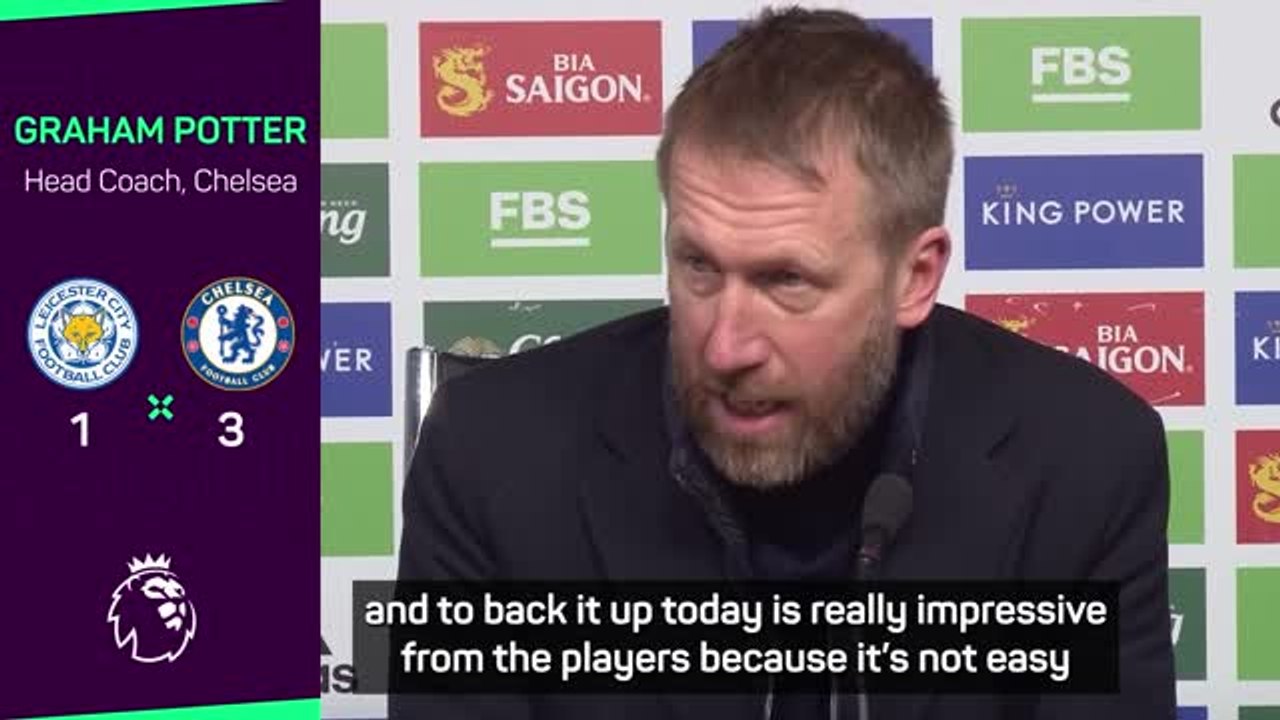Potter thrilled with ‘really good week’ as Chelsea beat Leicester