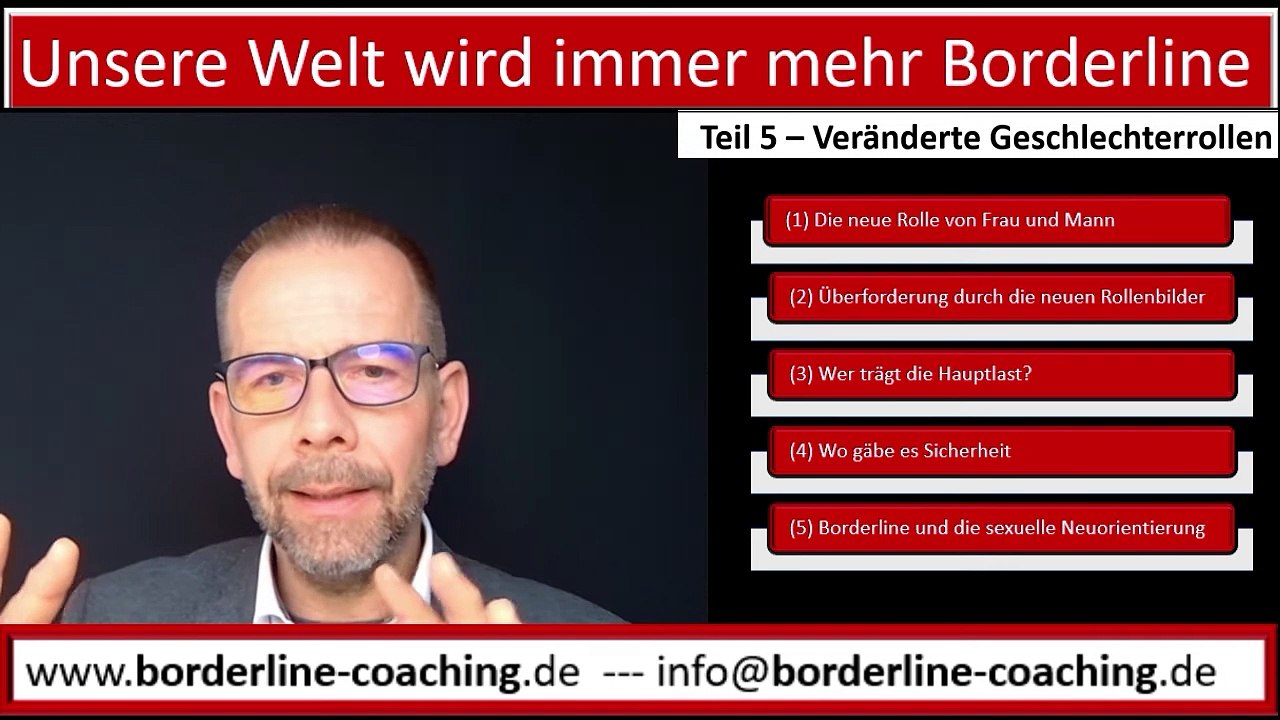 Unsere #Welt wird immer #Borderliner - Teil 5  Veränderte #Geschlechterrollen