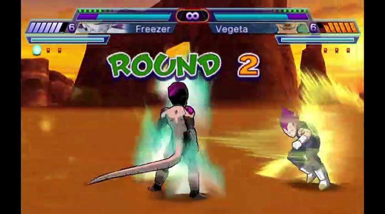 Dragon Ball Z Shin Budokai 2 MOD HEROES Black Freeza VS Vegeta Ultra Ego #dbs ドラゴンボールZ 真武道会2 RJ ANDA