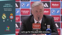 'Let's go for the next 100' - Ancelotti celebrates 100th La Liga win