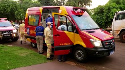 Cachorro morde pescoço de criança e Corpo de Bombeiros é mobilizado