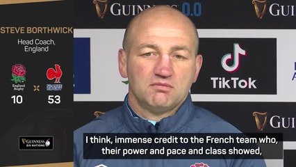 England thrashing against France 'shows where the gap is' - Borthwick