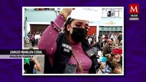 Mujer policía de Tlaxcala alzó la voz en el 8M; denunció acoso y despido silencioso