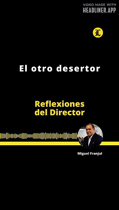 REFLEXIONES DEL DIRECTOR | OTRO DESERTOR