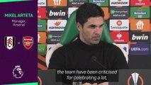 We are in football, not church - Arteta won't stop Arsenal players celebrations