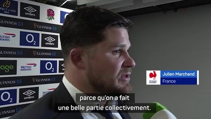 4e j. - Marchand : "Surtout le plaisir de l'avoir fait collectivement"