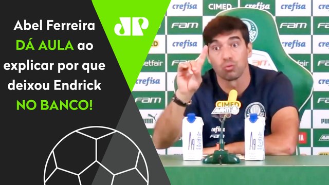 POR QUE o Endrick NÃO JOGOU? É MUITO SIMPLES! Porque ele... Abel Ferreira DÁ AULA no Palmeiras!