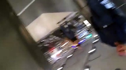 Alpha Radiation in a public toilet on the main railway station in Zürich, Switzerland