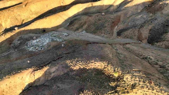 Kahramanmaraş'taki fay kırığı böyle görüntülendi