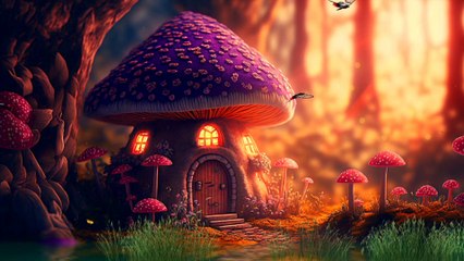 Sakura|Pine|Garden|Fairy forest |Beautiful Scene 2023