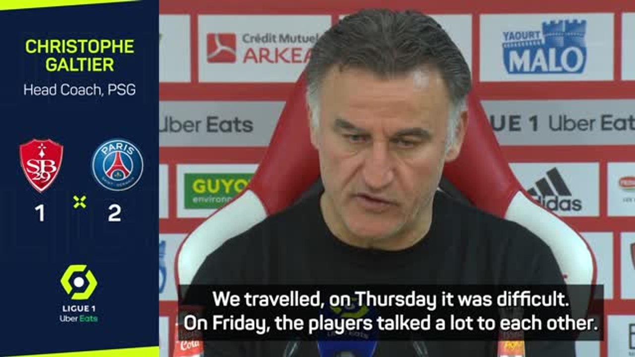 Galtier hails PSG response to Champions League exit