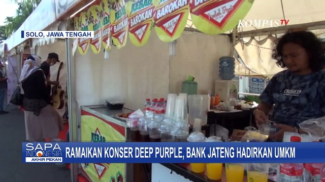 Dukung dan Ramaikan Konser Deep Purple, Bank Jateng Hadirkan UMKM Berkonsep 'Purple Market'