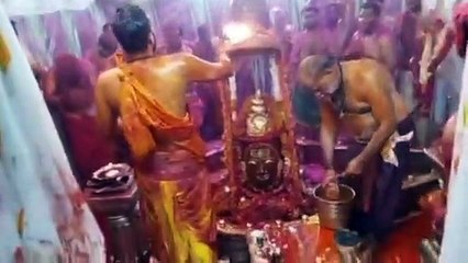 Rangpanchami celebrated in Mahakal temple