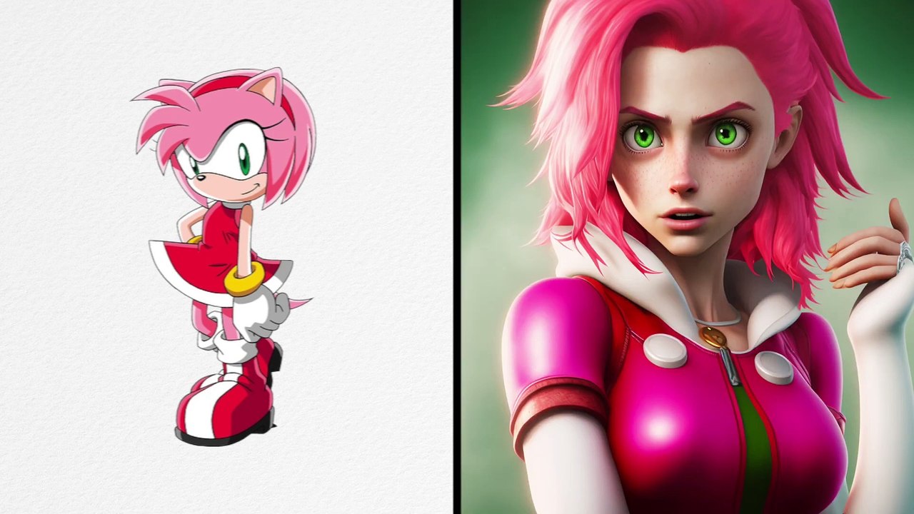 SONIC but HUMANIZED | All Characters