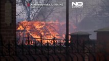 شاهد: رجال الإطفاء يصارعون من أجل احتواء الحرائق في أوكرانيا